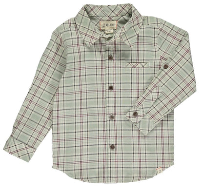 Green Plaid Atwood Woven Shirt