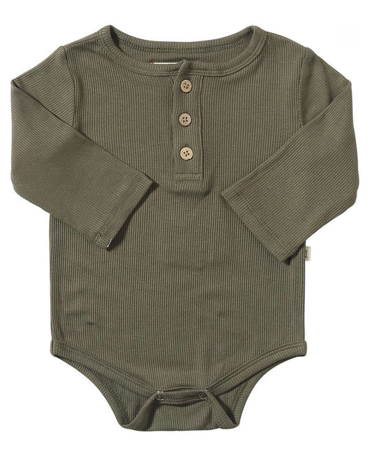 Green Aynor Rib Onesie