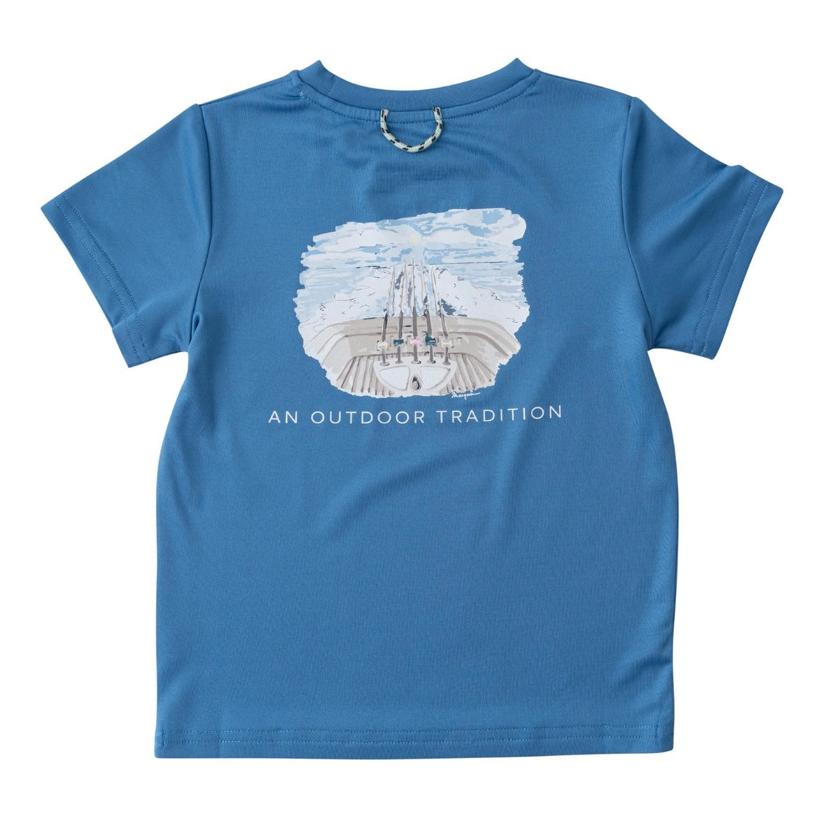 Kids Pro Performance Short Sleeve T-Shirt in High Tide Blue