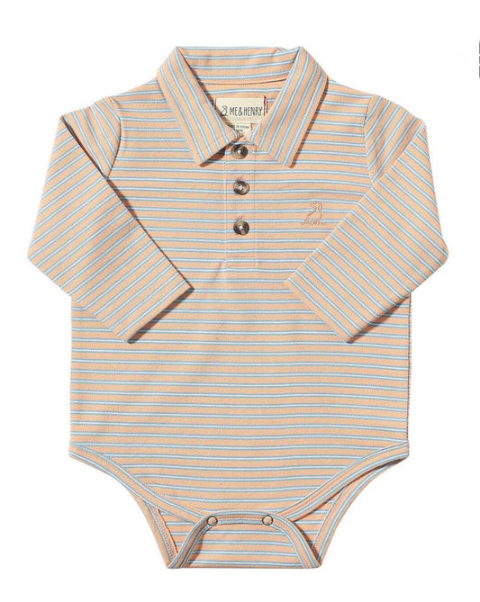 Apricot Seymour Pique Polo Onesie