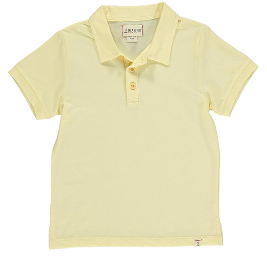 Me & Henry - Shipping Polo in Lemon Pique