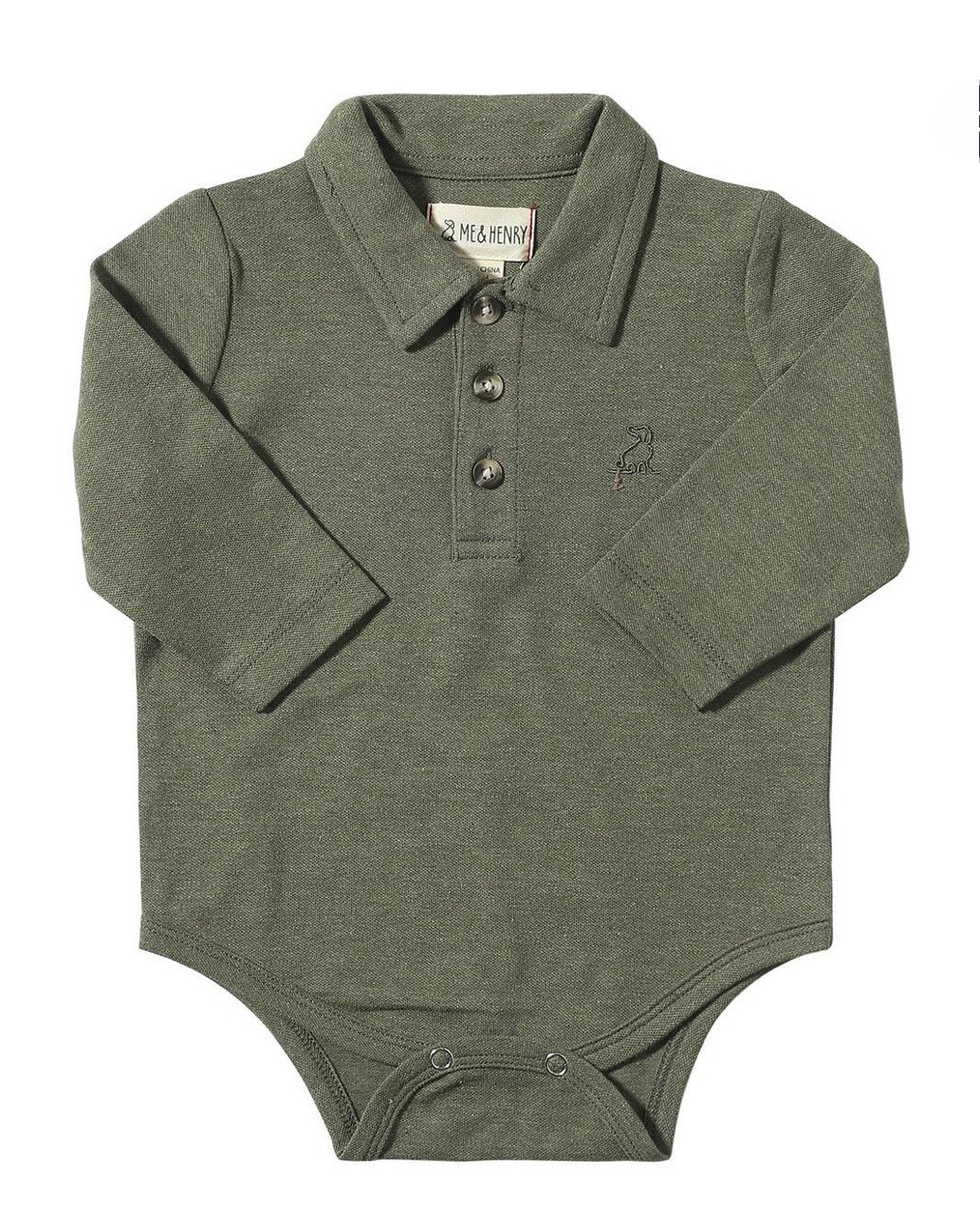 Sage Seymour Pique Polo Onesie