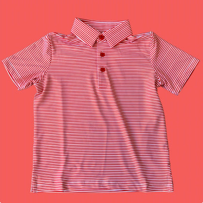 Red Stripe Boys’ Polo