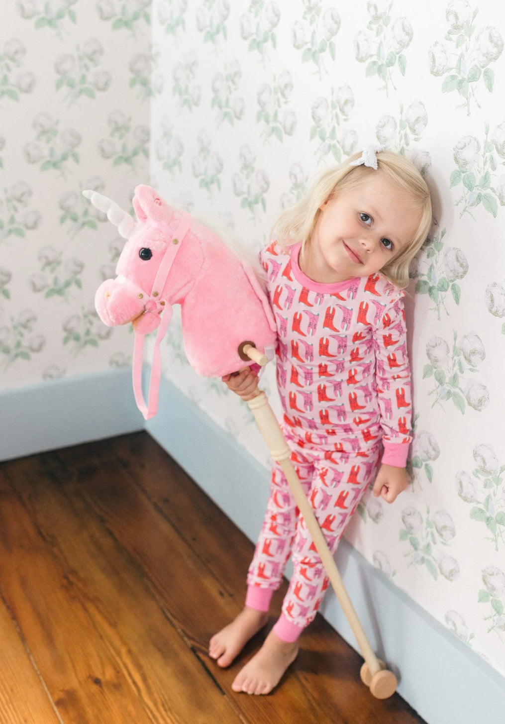 Pink Boots Premium PJ Set